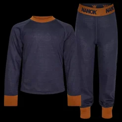 New Nanok Active Set 22, Jr - Børne Skiundertøj Blå