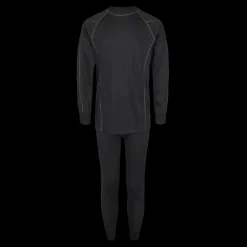 Discount Nanok Active Set Black - Voksen Skiundertøj Sort
