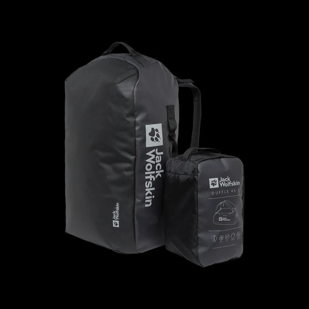 Sale Jack Wolfskin All-In Duffle 45L - Sportstaske Sort