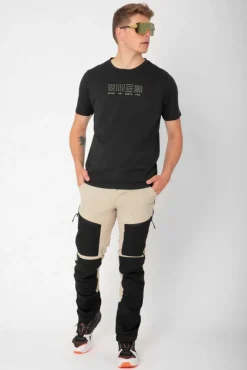 Online 2117 of Sweden Apelviken Tee - Herre T-shirt Sort