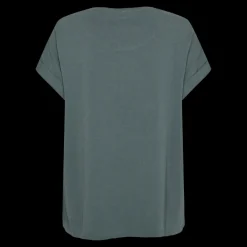 Sale Fabrin Copenhagen Bamboo Loose Fit Tee 25, W. - Dame T-Shirt Grøn