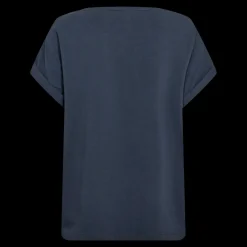 Hot Fabrin Copenhagen Bamboo Loose Fit Tee 25, W. - Dame T-Shirt Blå