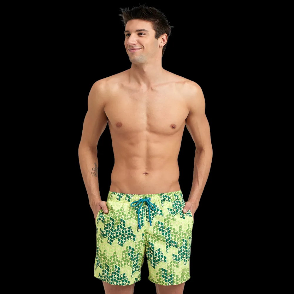 Clearance Arena Beach Boxer Swimshorts - Herre Badeshorts Grøn