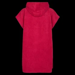 Fashion West Coast Denmark Beach Poncho Cotton Twill, Uni. - Voksen Badeponcho Rød