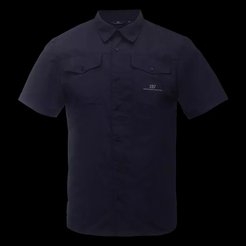 Fashion 2117 of Sweden Bjorka Shirt - Herre Skjorte Sort