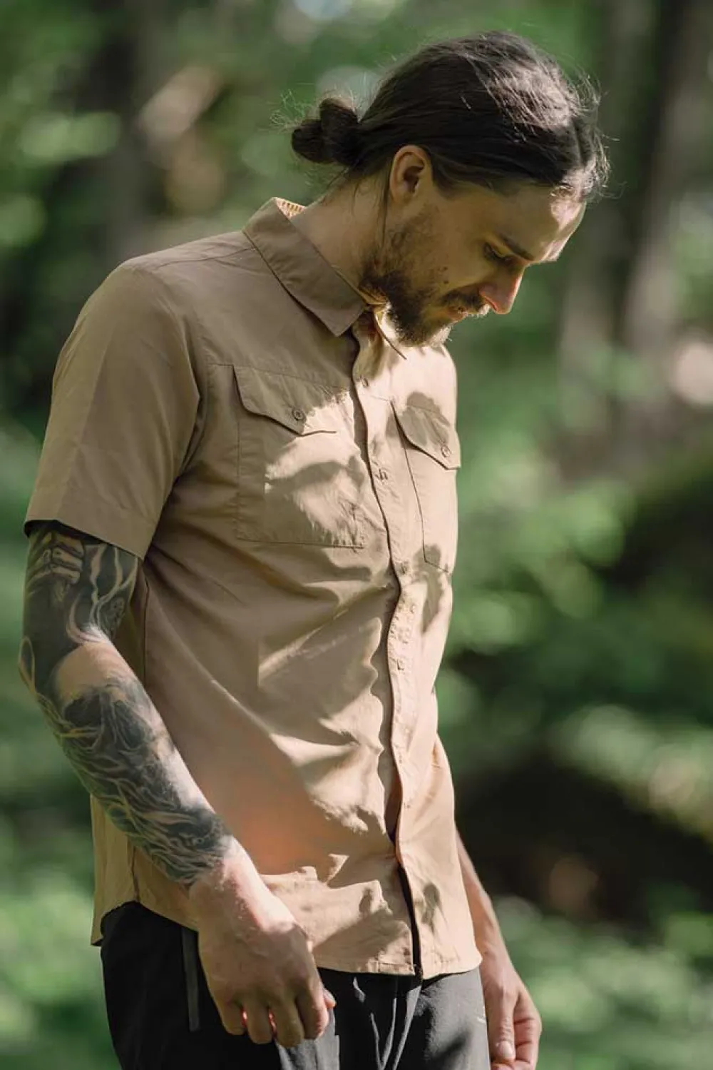 Fashion 2117 of Sweden Bjorka Shirt - Herre Skjorte Sand