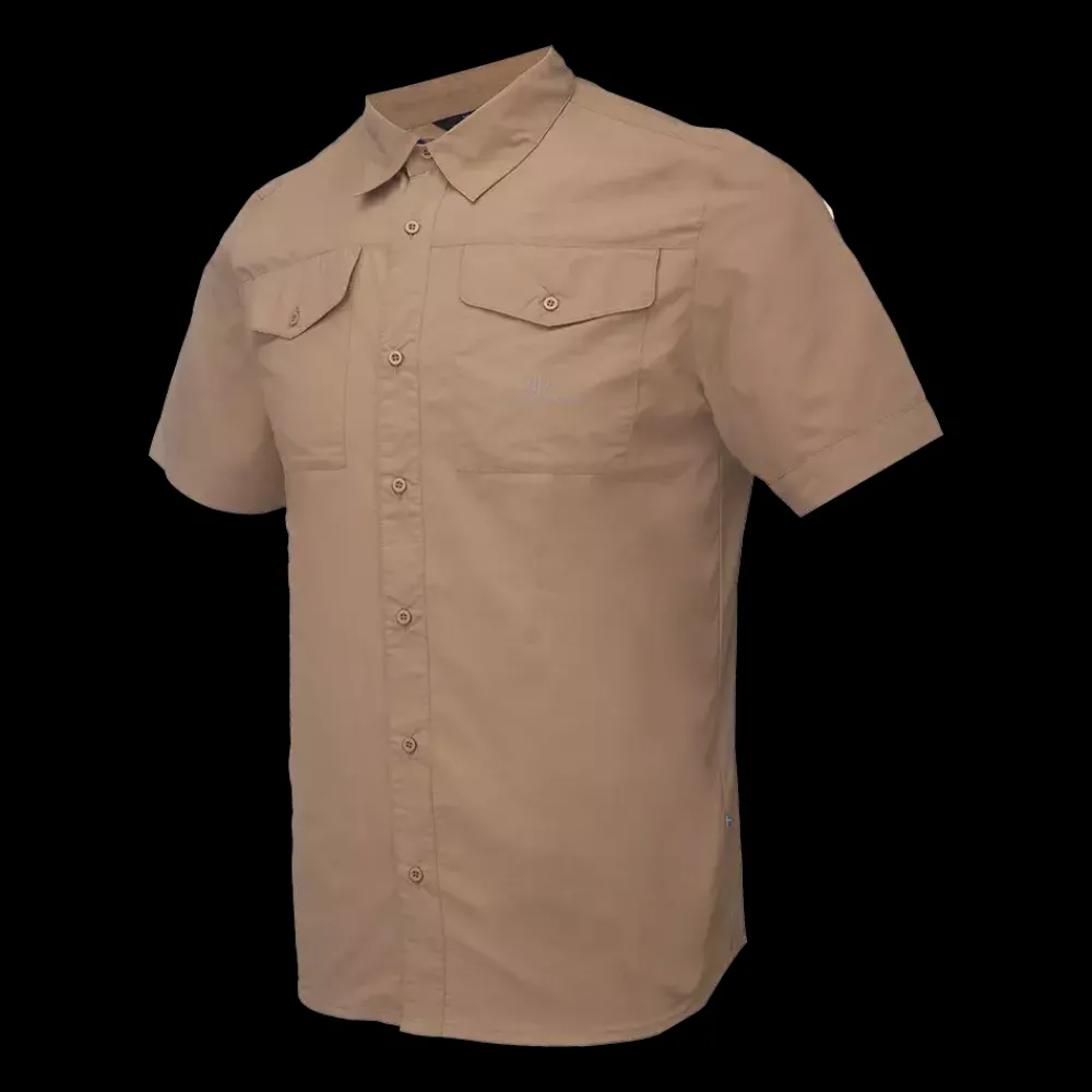 Fashion 2117 of Sweden Bjorka Shirt - Herre Skjorte Sand
