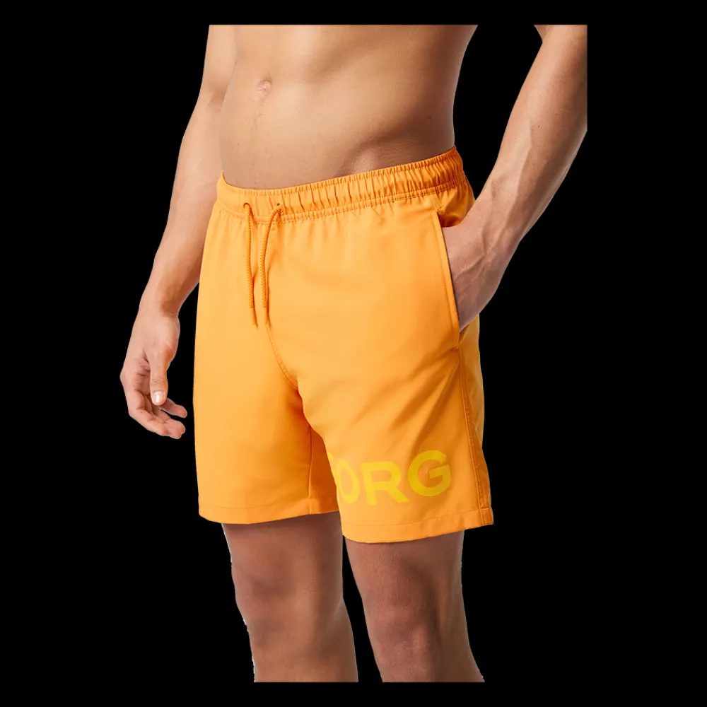 Fashion Björn Borg Borg Swim Shorts - Herre Badeshorts Orange