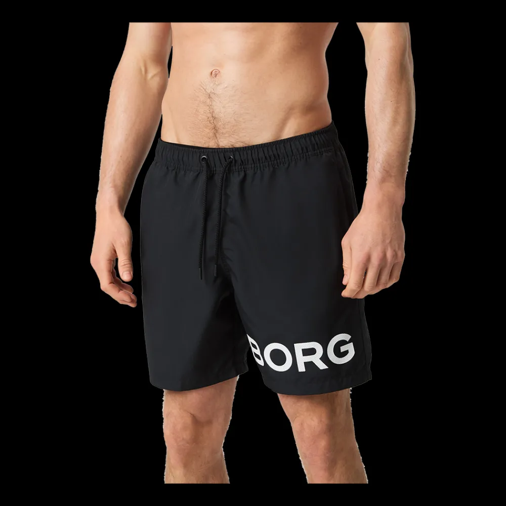 Fashion Björn Borg Borg Swim Shorts - Herre Badeshorts Sort