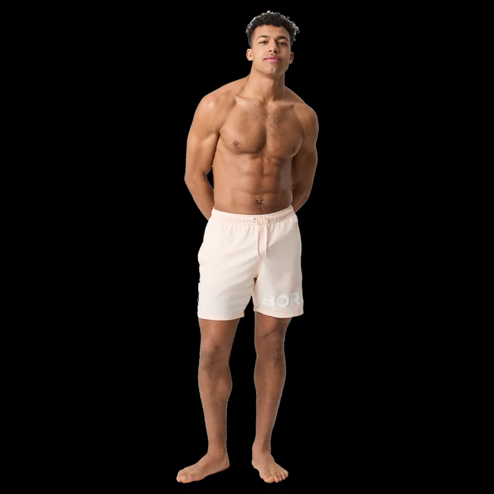 Online Björn Borg Borg Swim Shorts - Herre Badeshorts Pink