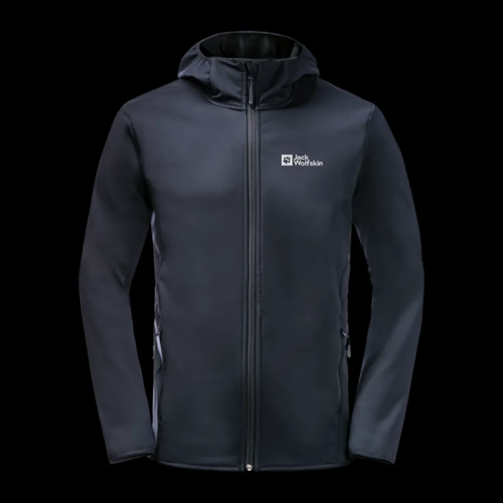 Outlet Jack Wolfskin Bornberg Hoody - Herre Fleecetrøje Blå