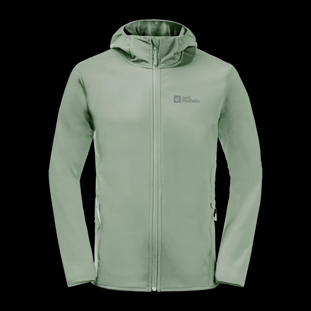 Outlet Jack Wolfskin Bornberg Hoody - Herre Fleecetrøje Army