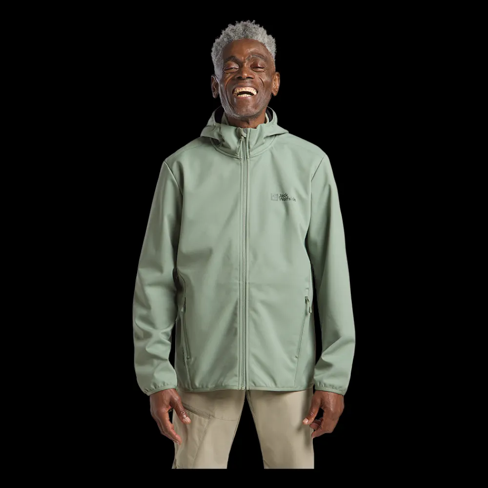 Outlet Jack Wolfskin Bornberg Hoody - Herre Fleecetrøje Army