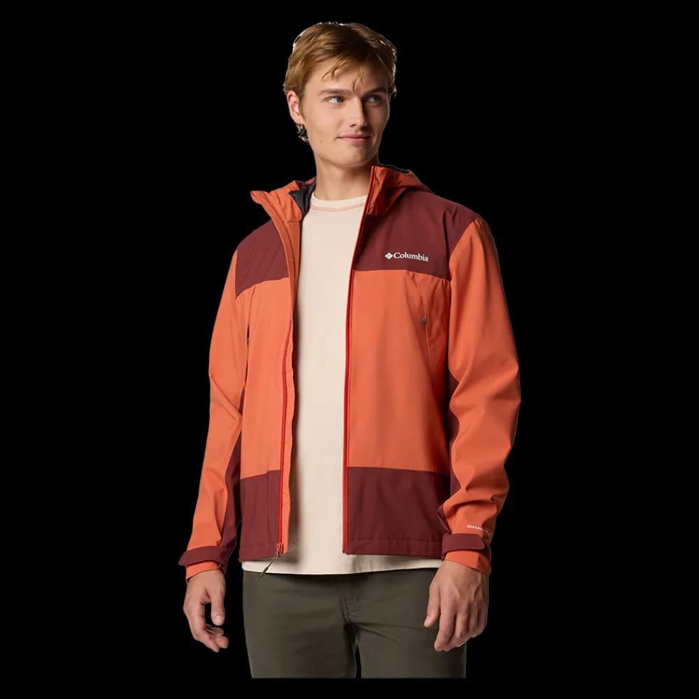 Sale Columbia Boulder Falls Jacket - Herre Funktionsjakke Orange