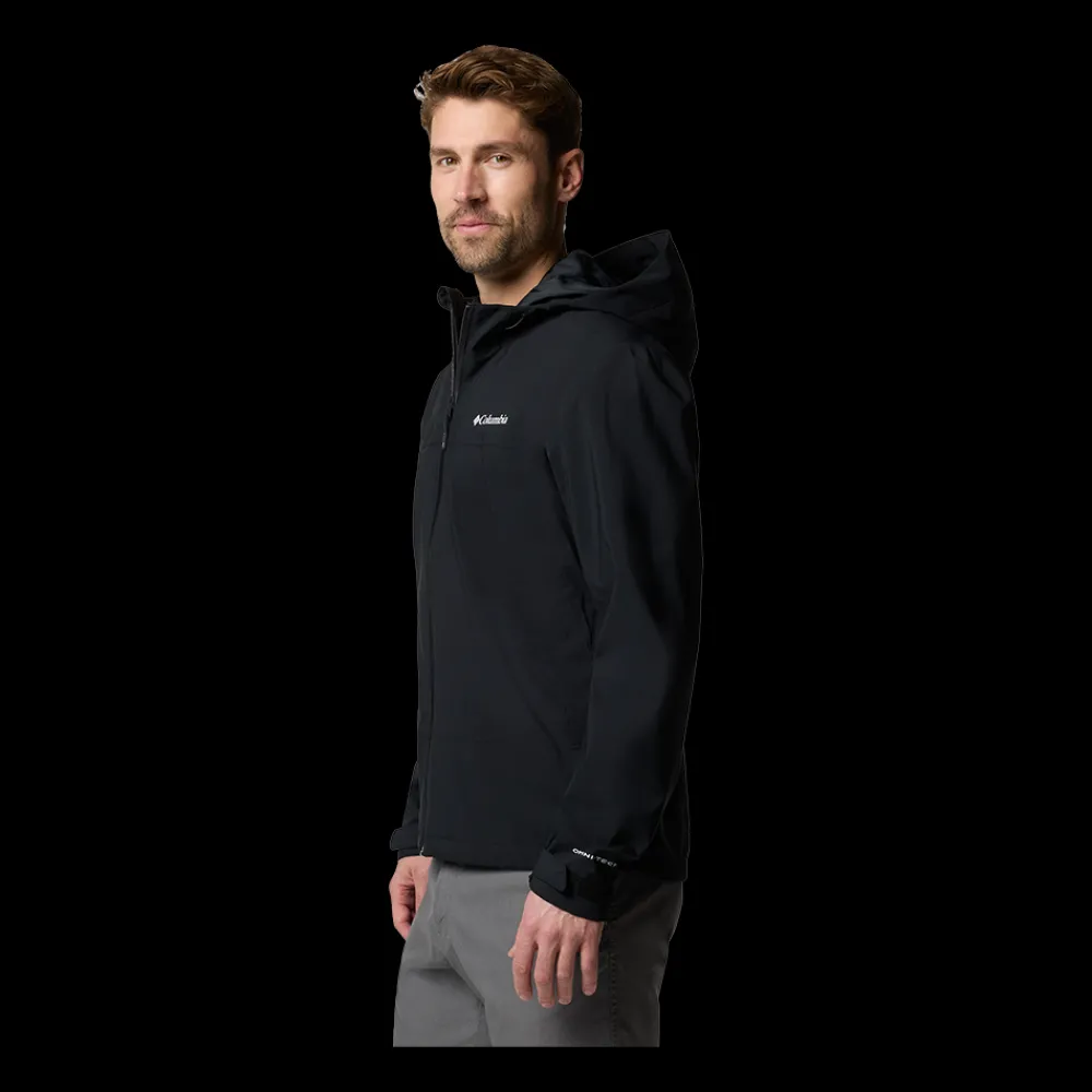 Discount Columbia Boulder Falls Jacket - Herre Funktionsjakke Sort