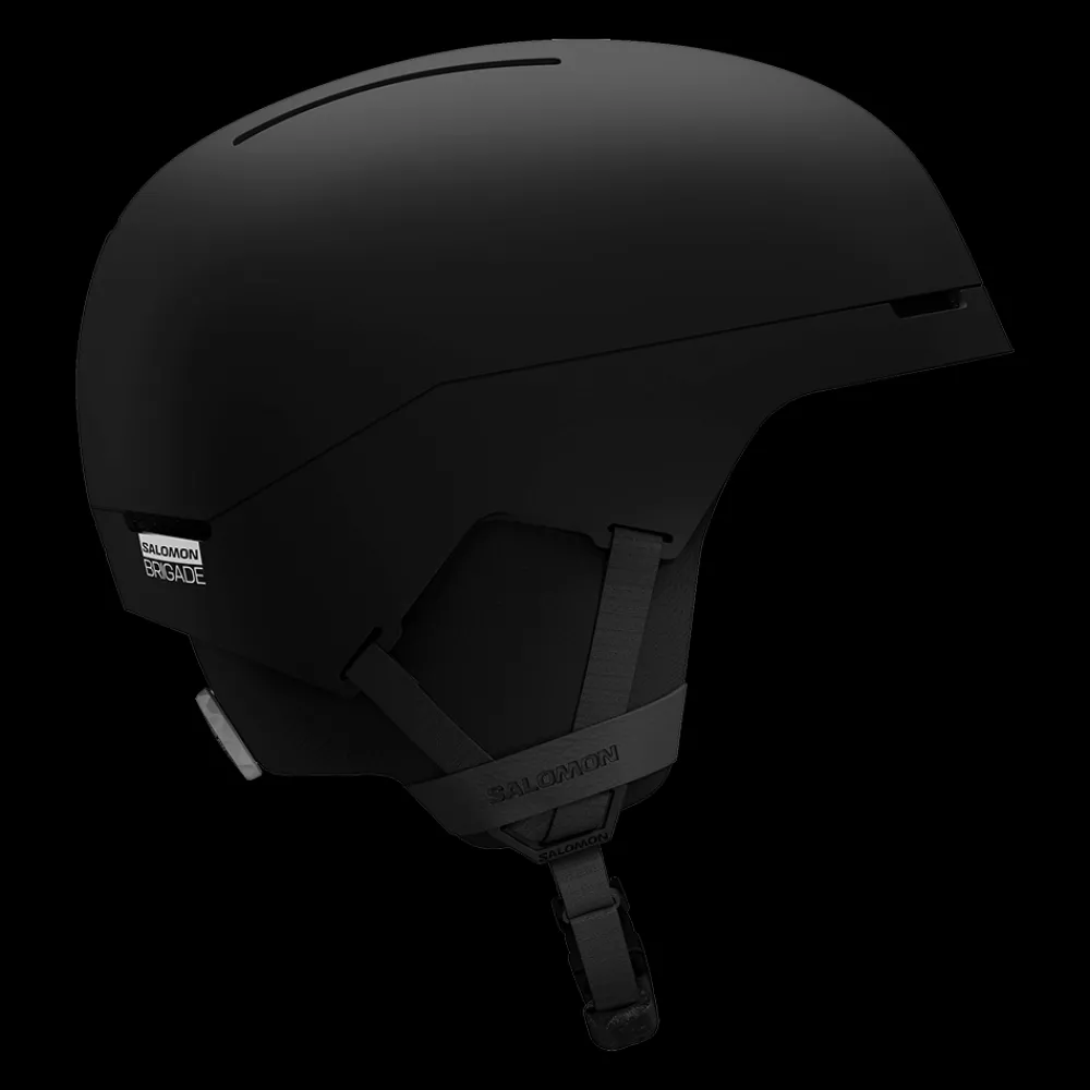 Clearance Salomon Brigade Round Fit Helmet - Skihjelm Sort
