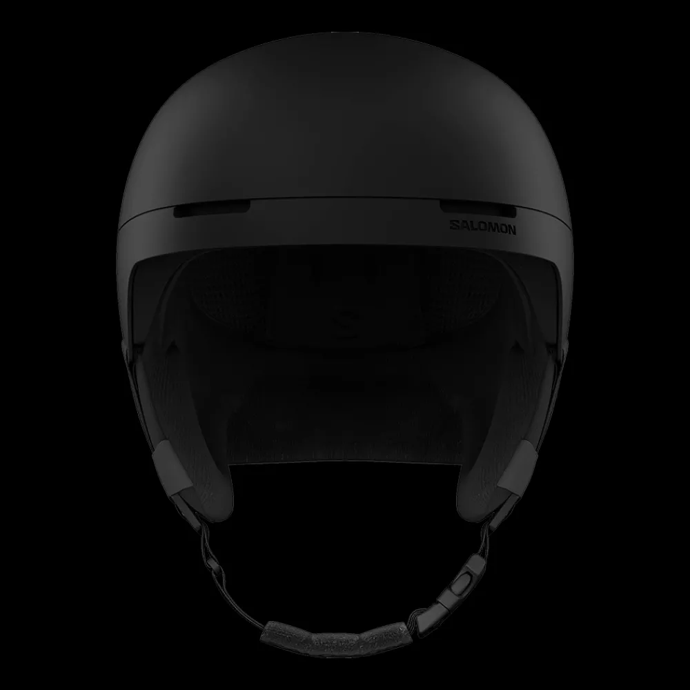 Clearance Salomon Brigade Round Fit Helmet - Skihjelm Sort