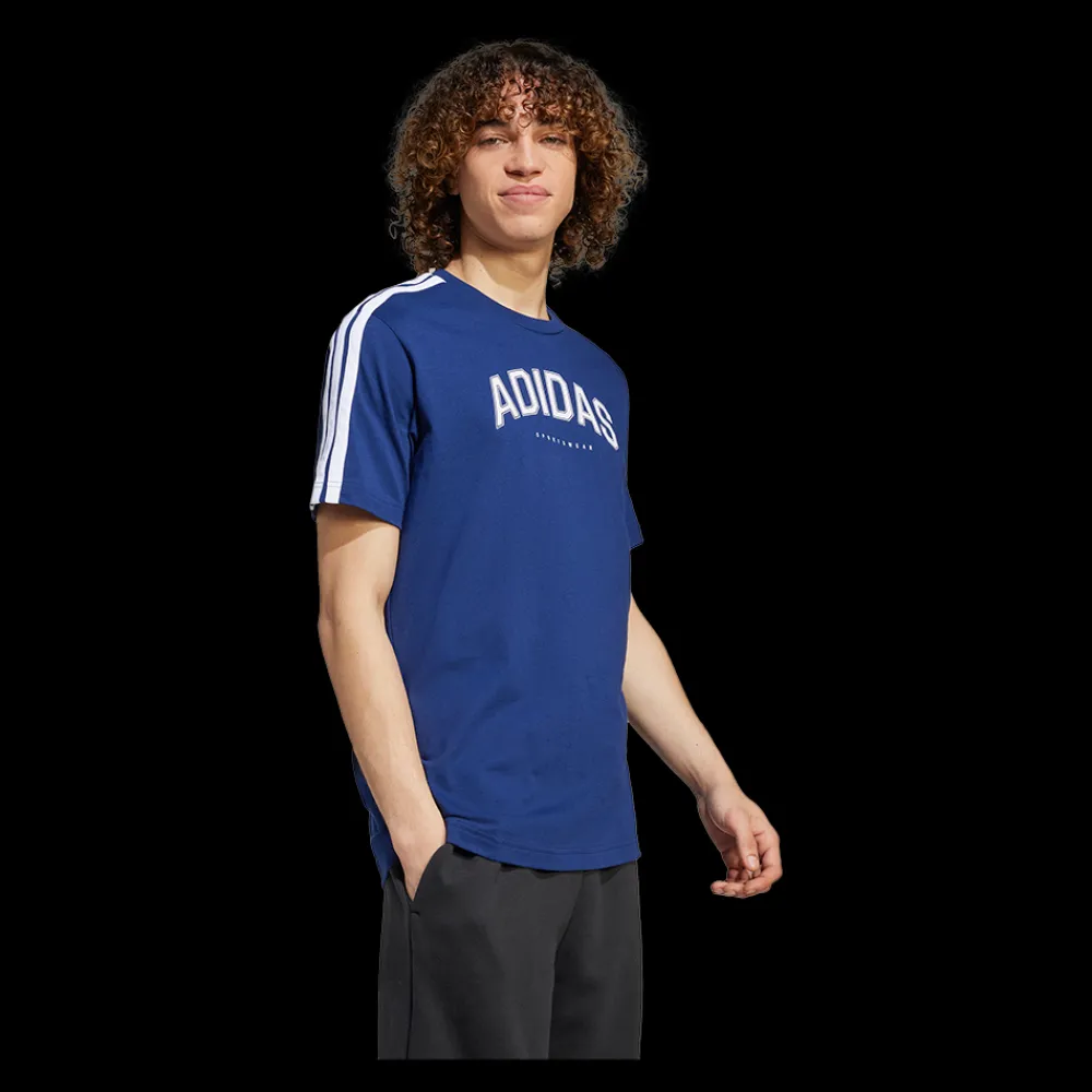 New Adidas C College Tee - Herre T-shirt Blå