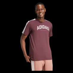 Fashion Adidas C College Tee - Herre T-shirt Rød