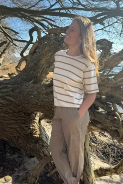 Sale Fabrin Copenhagen Cargo Pants 25, W. - Dame Bukser Sand
