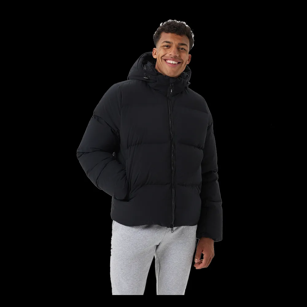 Best Björn Borg Centre Puffer Jacket - Herre Vinterjakke Sort