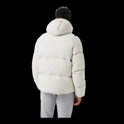 Clearance Björn Borg Centre Puffer Jacket - Herre Vinterjakke Hvid