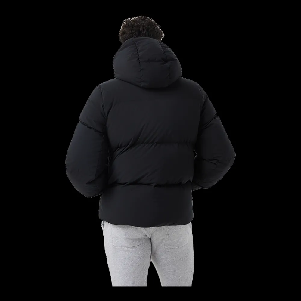 Best Björn Borg Centre Puffer Jacket - Herre Vinterjakke Sort