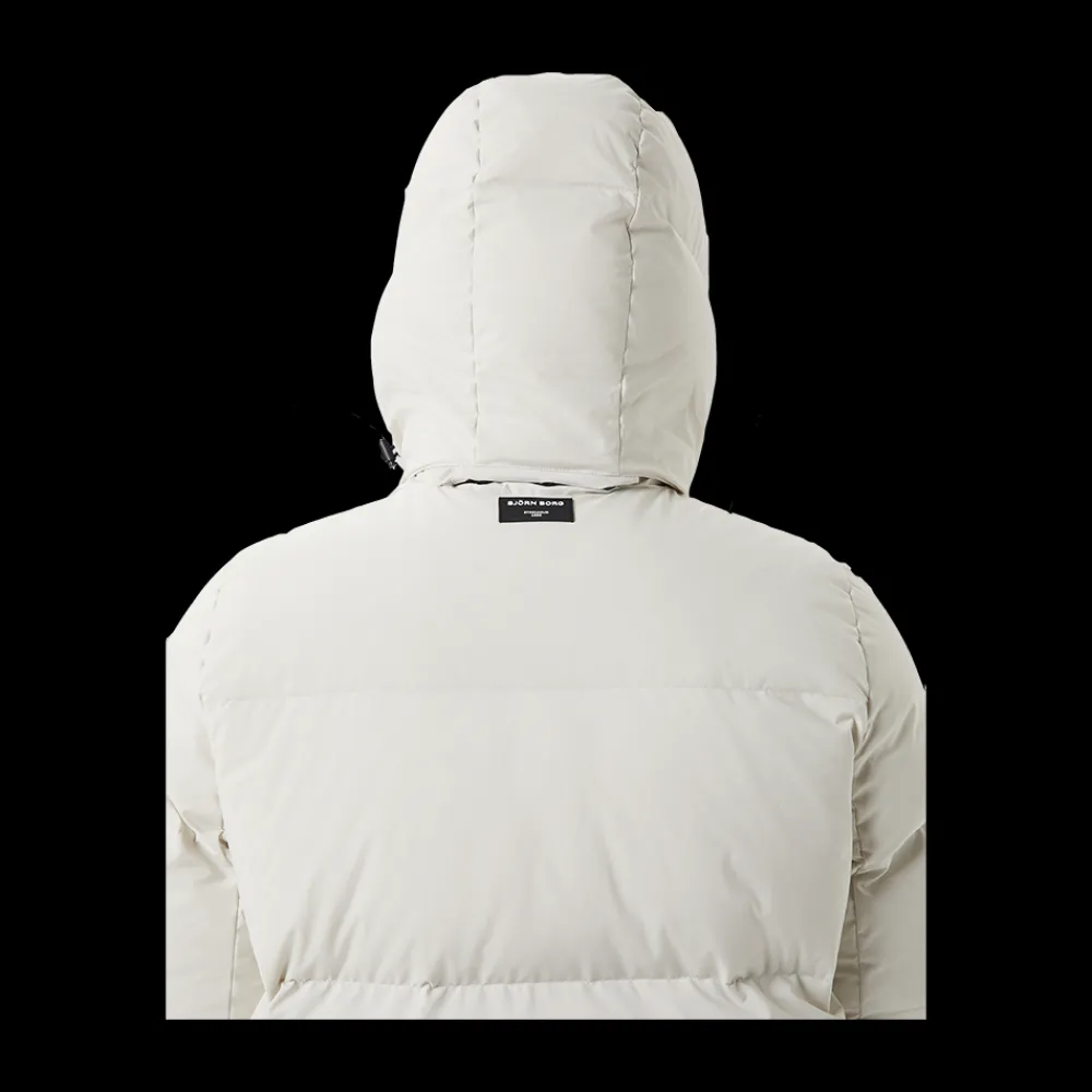 Clearance Björn Borg Centre Puffer Jacket - Herre Vinterjakke Hvid