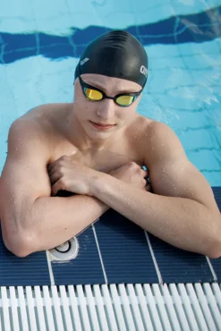 Fashion Arena Classis Silicone Swim Cap - Badehætte Sort