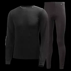 New Helly Hansen Comfort Dry - Skiundertøj sæt Sort