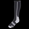 Fashion Seger Compression Running Sock - Voksen løbesokker Sort