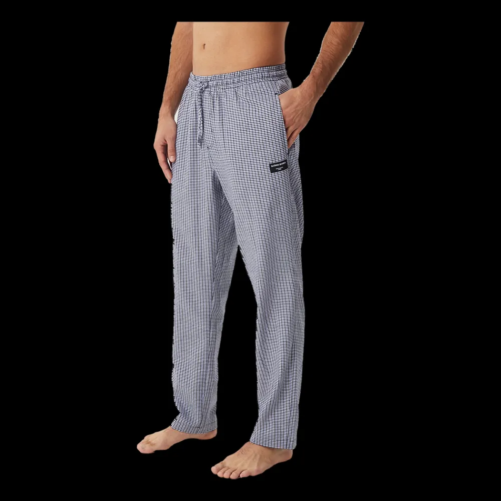 Outlet Björn Borg Core Flannel PJ Pants - Herre Nattøjs Bukser Grå
