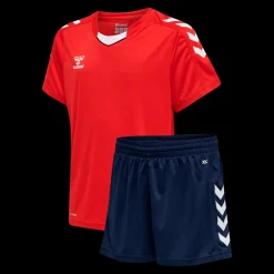 Sale Hummel Core XK Sæt Rød/Navy- Børne Sportstøj Rød/Blå