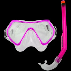 Discount Waimea Diving Set Mask/Snorkel/Fins - Børne Snorkelsæt Pink
