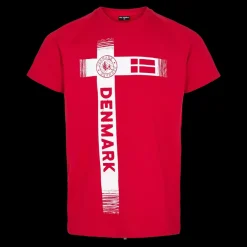 Outlet NY FORM DK T-shirt, Uni - Danmarks T-Shirt Rød