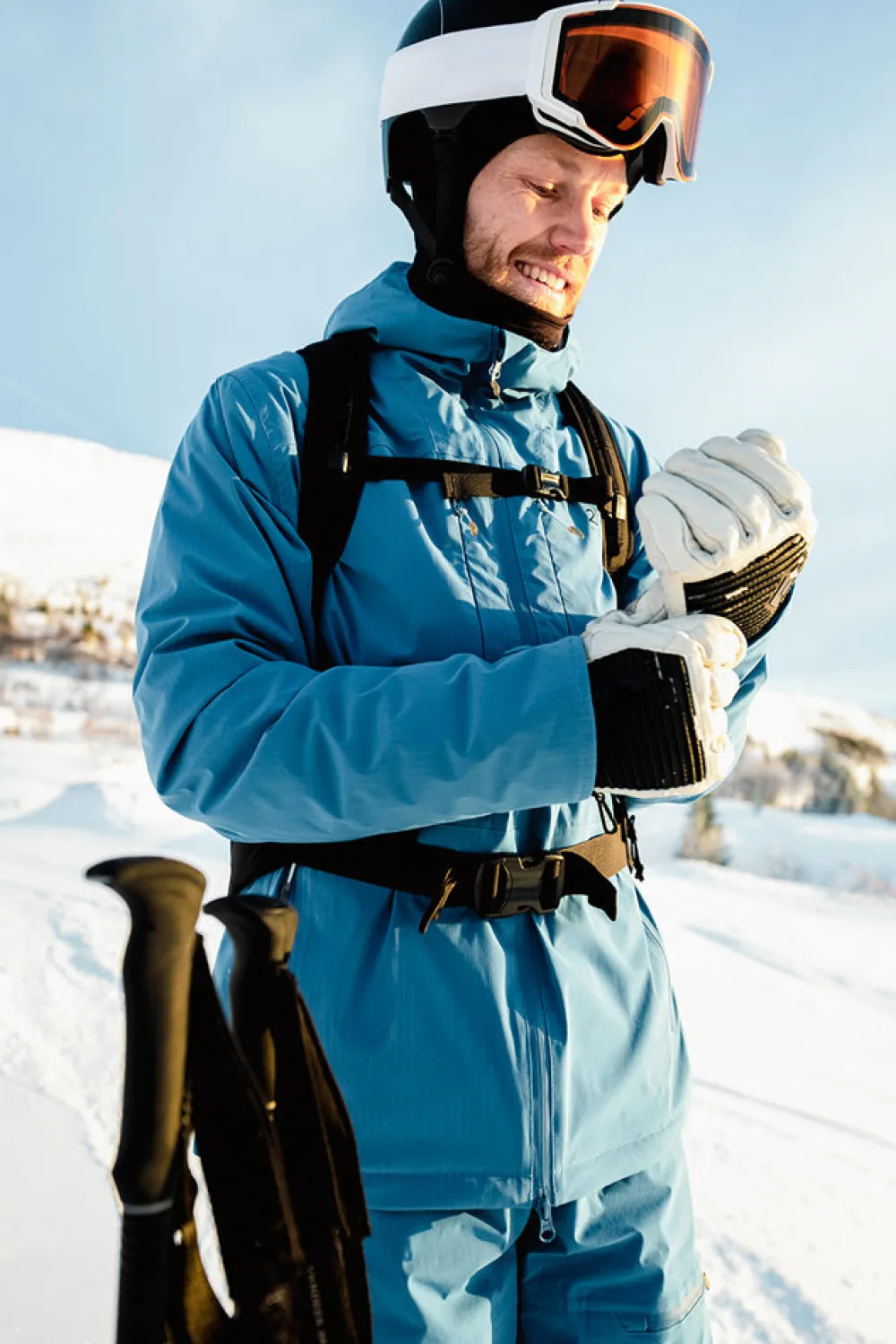 Discount 2117 of Sweden Edum Padded Ski Jacket - Herre Ski- og Vinterjakke Blå
