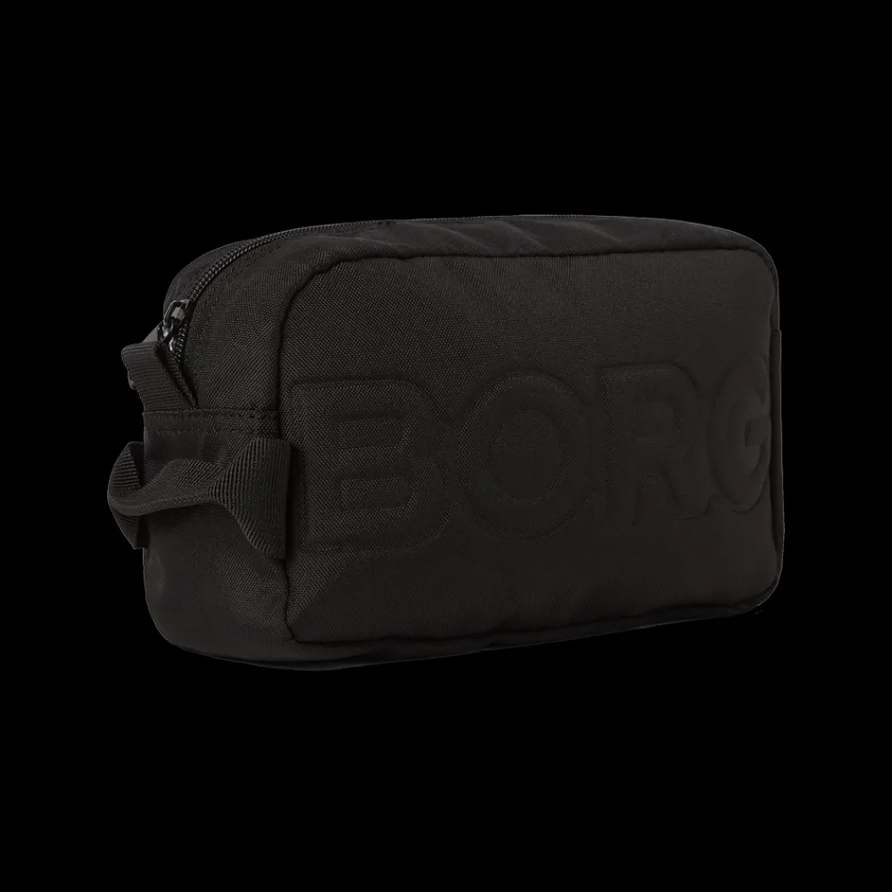 Sale Björn Borg Embossed Toilet Bag - Toilettaske Sort