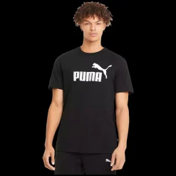 Hot Puma Ess Big Logo T-Shirt - Herre T-Shirt Sort