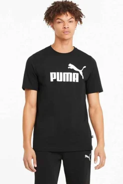 Hot Puma Ess Big Logo T-Shirt - Herre T-Shirt Sort