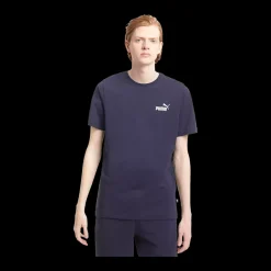 Online Puma Ess Small Logo Tee - Herre T-shirt Blå