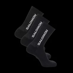 Online Salomon Everyday Crew 3-Pack Sock - Sokker Sort