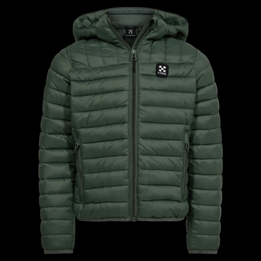 Sale X-Trail Fiber Jacket, Jr - Børne Fritidsjakke Grøn