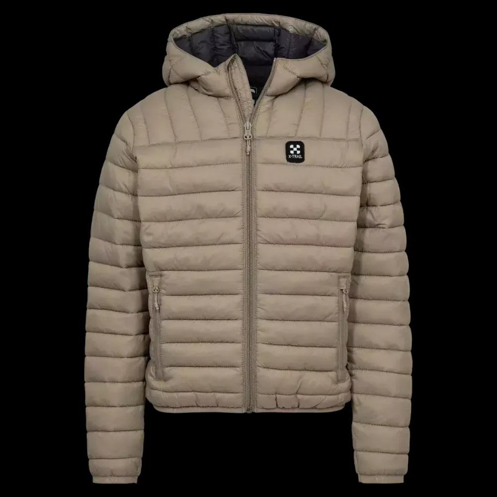 Online X-Trail Fiber Jacket, Jr - Børne Fritidsjakke Sand