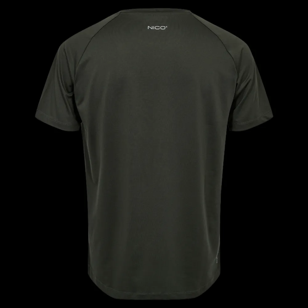 Fashion Nico Fritz 25, Sr - Herre Fitness T-shirt Grøn