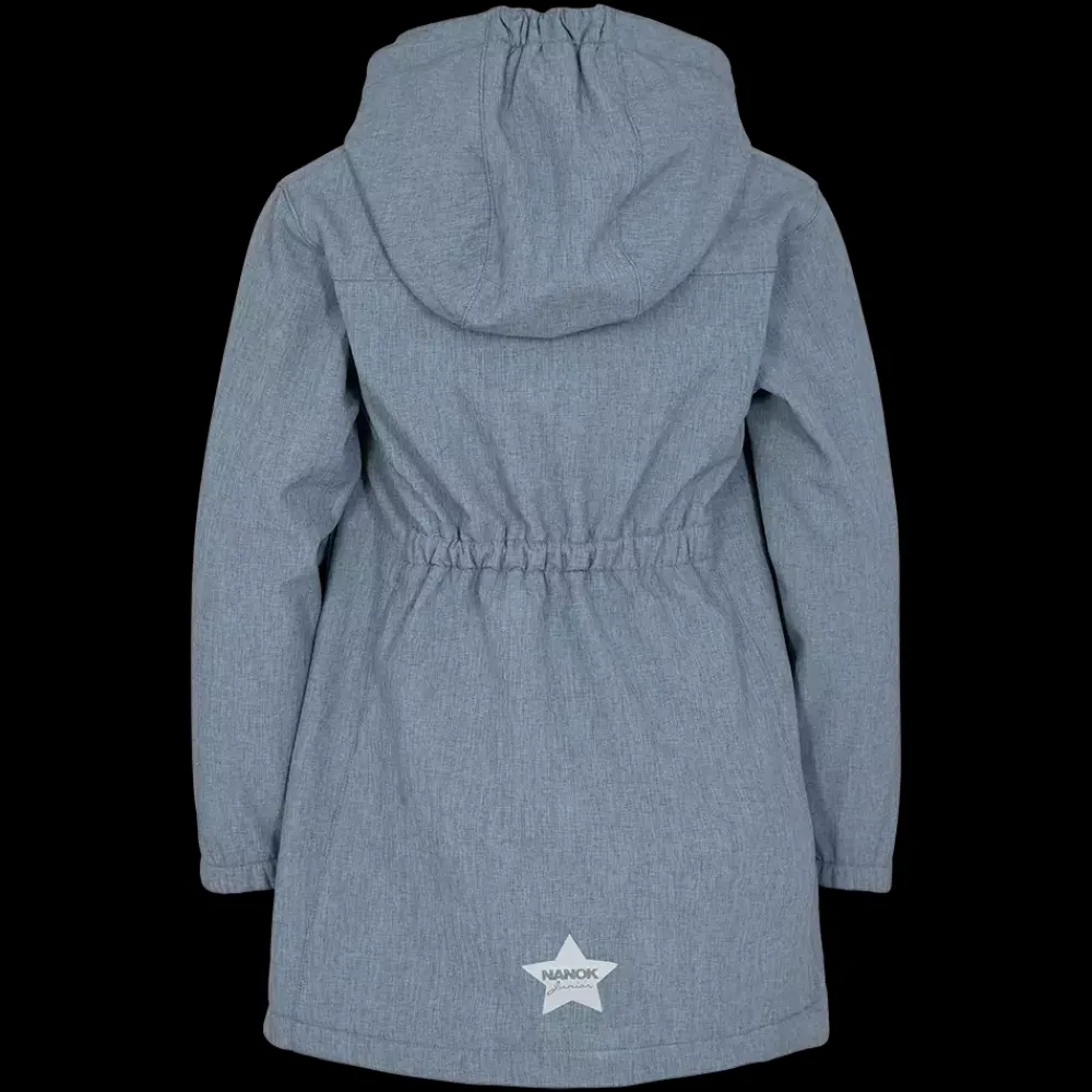 New Nanok Ganika 23, Jr - Pige Softshell Jakke Blå