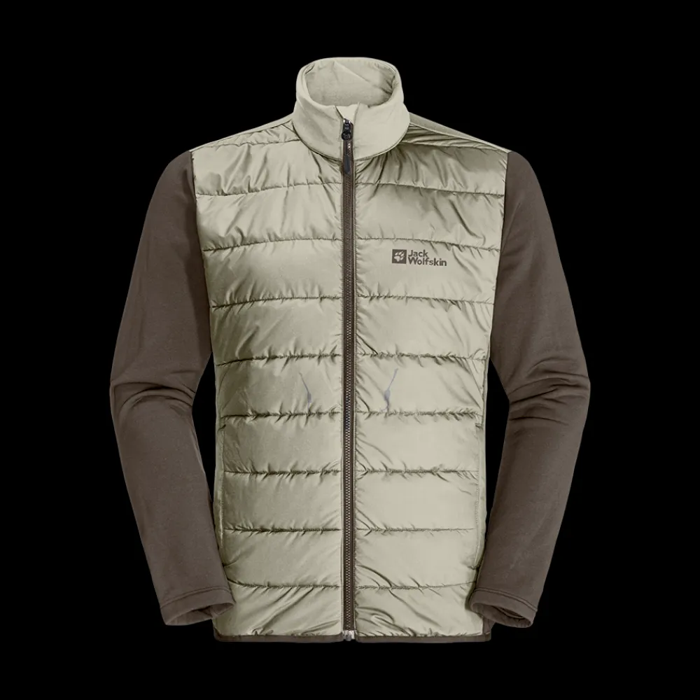 Best Jack Wolfskin Glaabach 3in1 Jacket - Herre Vinterjakke Grøn