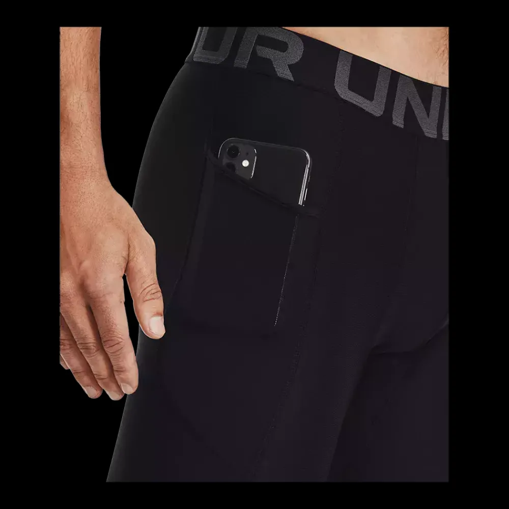 Discount Under Armour HeatGear Armour Leggings - Herre Løbe Tights Sort