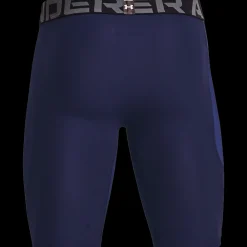 Outlet Under Armour HeatGear Armour Long Shorts - Herre Sportsundertøj Blå