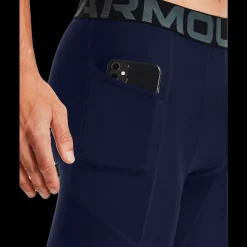 Outlet Under Armour HeatGear Armour Long Shorts - Herre Sportsundertøj Blå