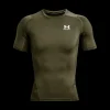 New Under Armour HeatGear Short Sleeve - Herre Sportsundertøj Army